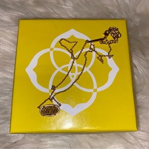 Kendra Scott Rose Gold-Tone Drusy Elisa Necklace